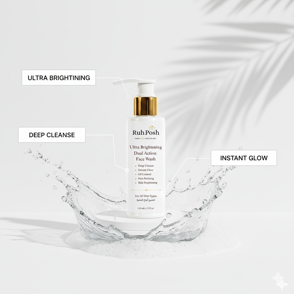 Ultra Brightening Dual Action Facewash
